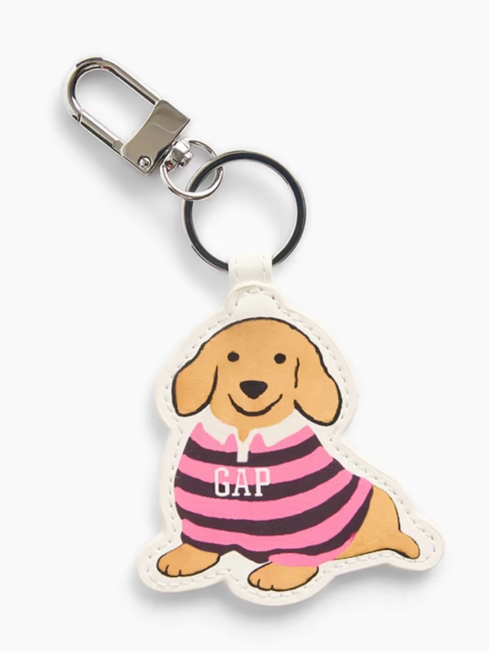 GAP Weiner Dog Keychain Charm - NWT